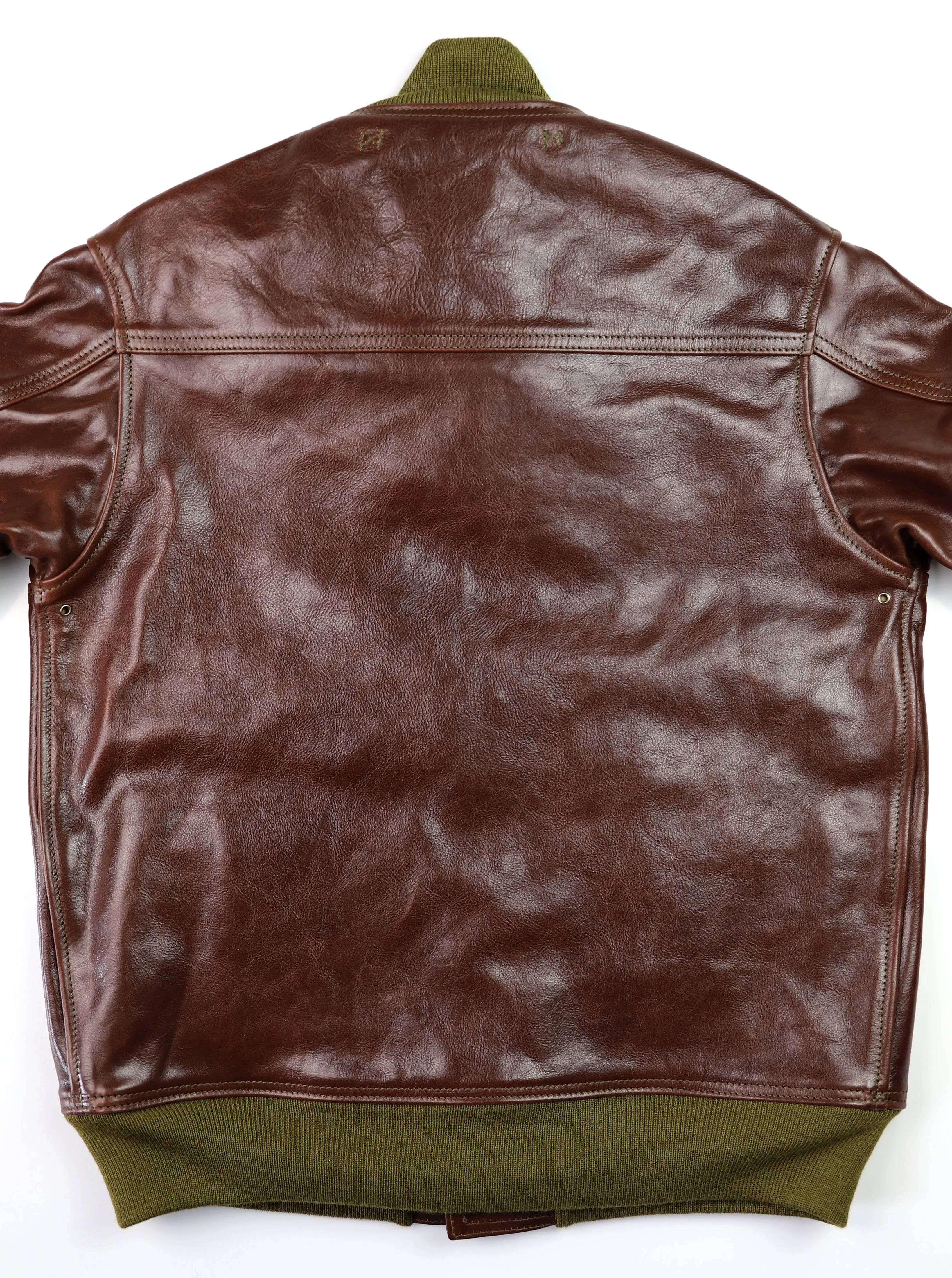 Aero A-1 Military Flight Jacket, size 40, Tobacco Badalassi