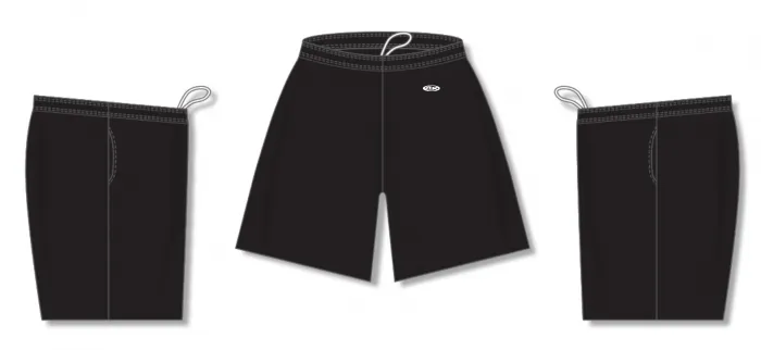 Athletic Knit (AK) BS1700L-001 Ladies Black Basketball Shorts