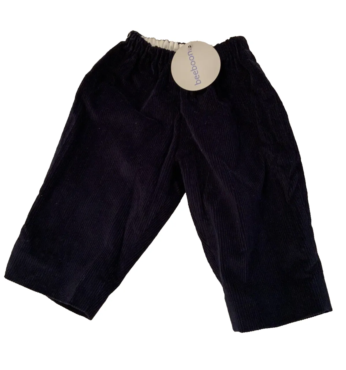 Beeboon Navy Blue Corduroy Pants Trousers Size 3 months children