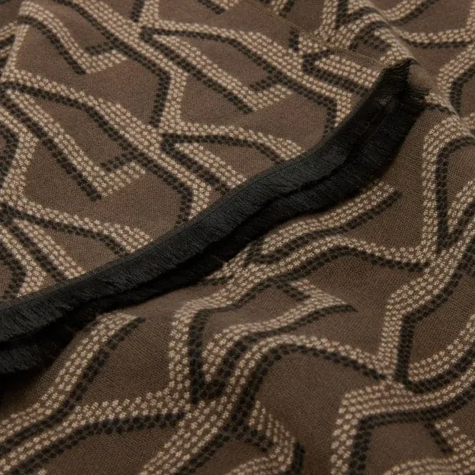 Brown Signature Scarf & Card Holder KLS531