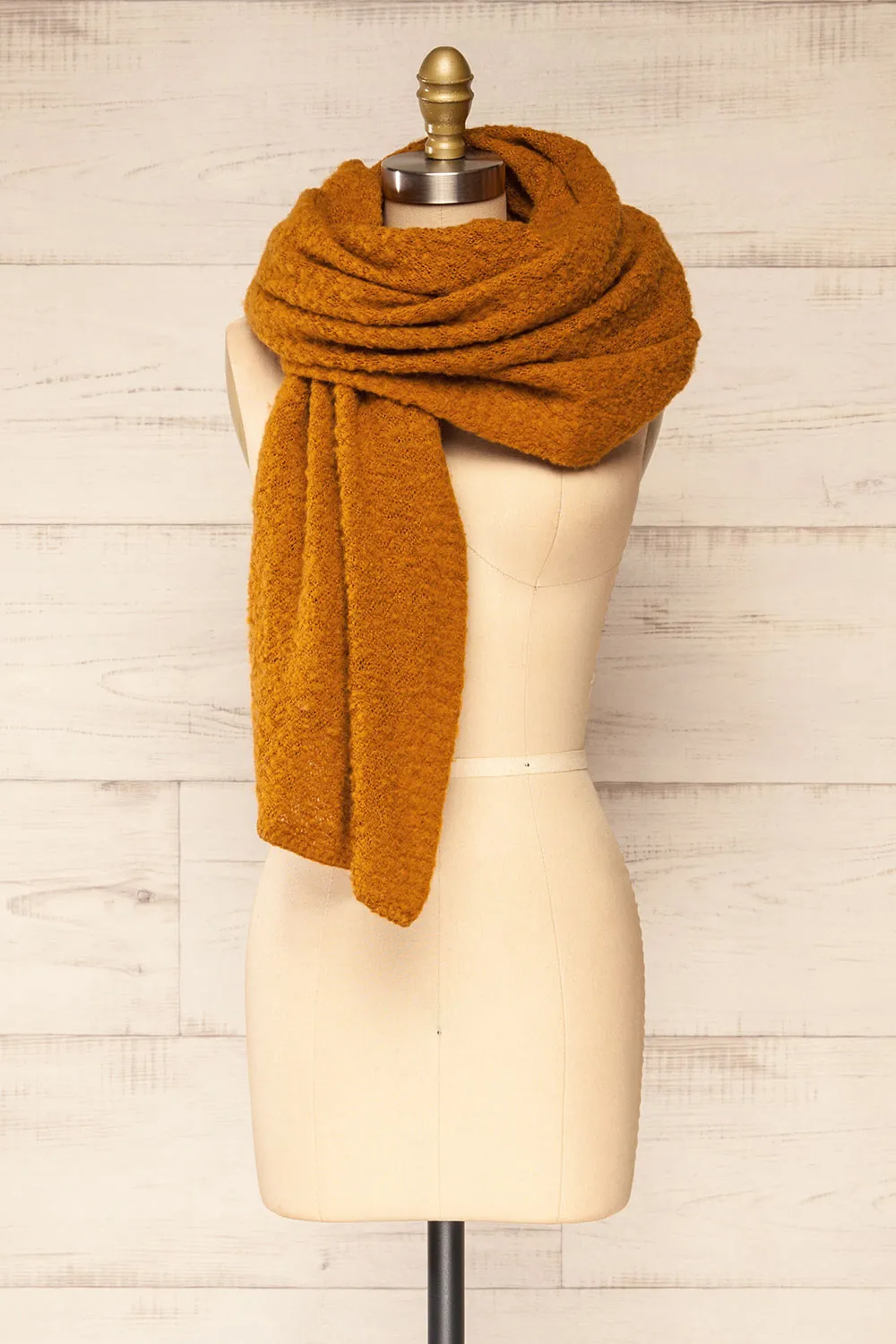 Cordova Caramel | Soft Knit Scarf