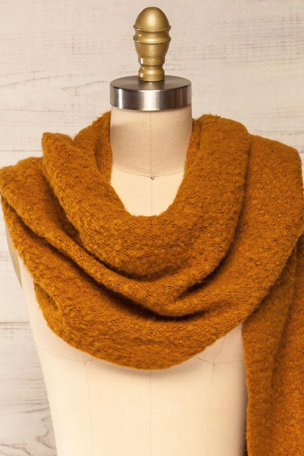 Cordova Caramel | Soft Knit Scarf