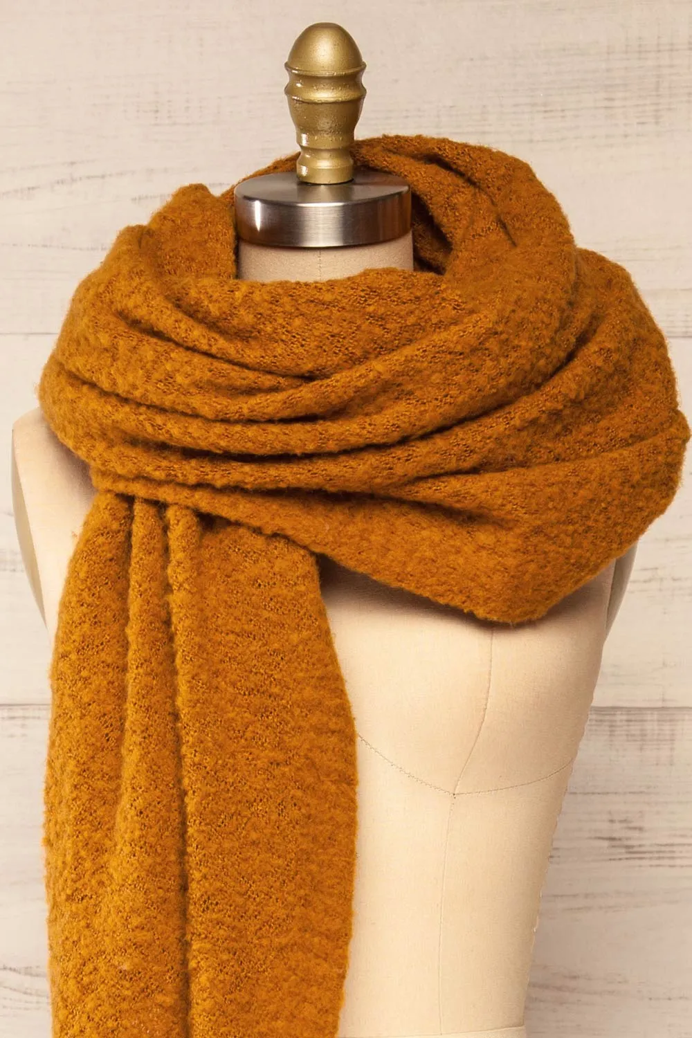 Cordova Caramel | Soft Knit Scarf