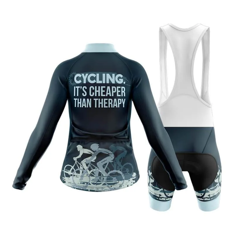 Cycling. It's Cheaper Than Therapy (V3) Club Cycling Kit