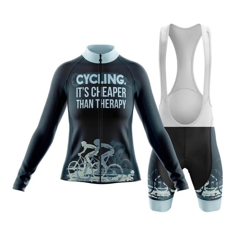 Cycling. It's Cheaper Than Therapy (V3) Club Cycling Kit