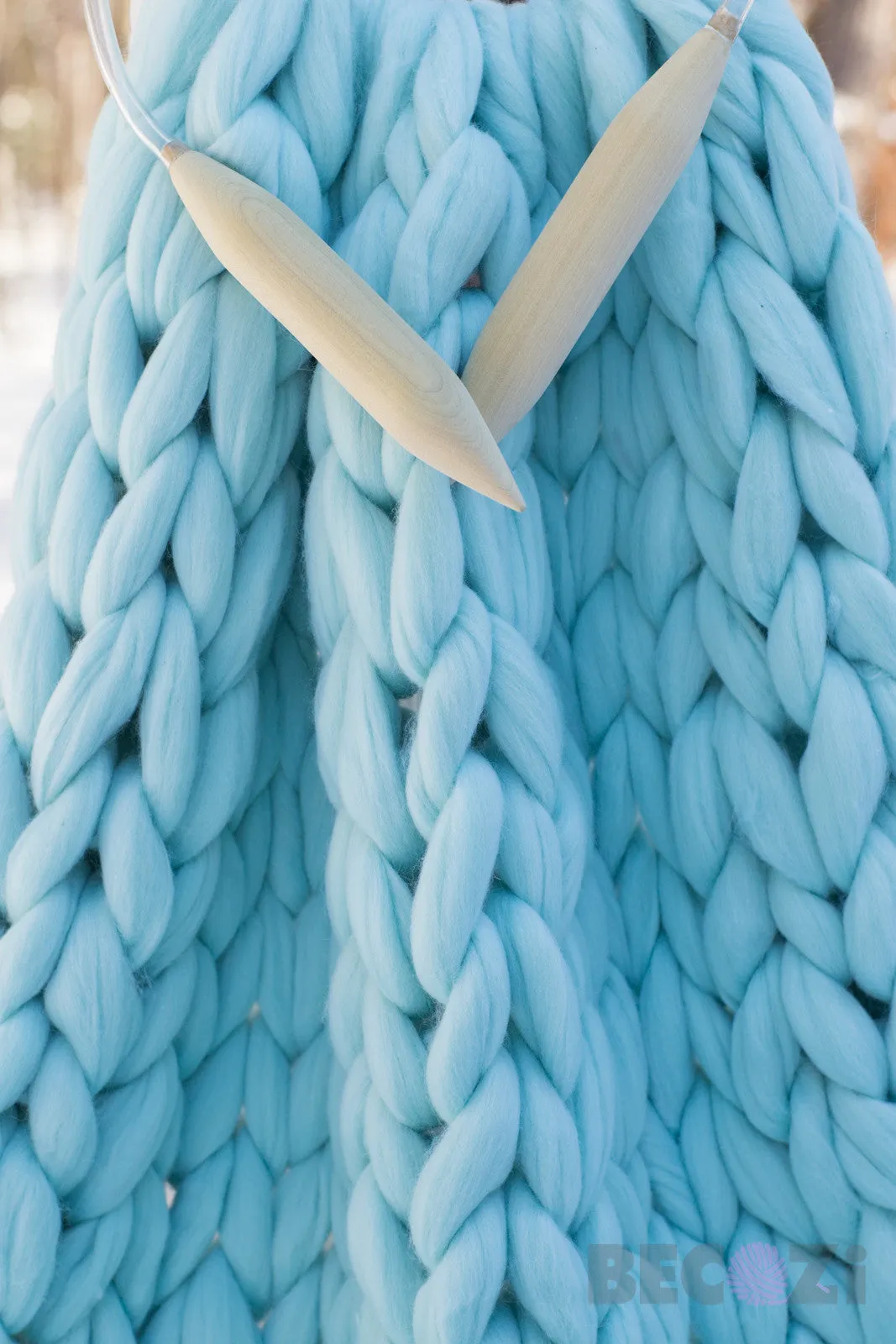 DIY Knitting Kit, Blanket 35x45