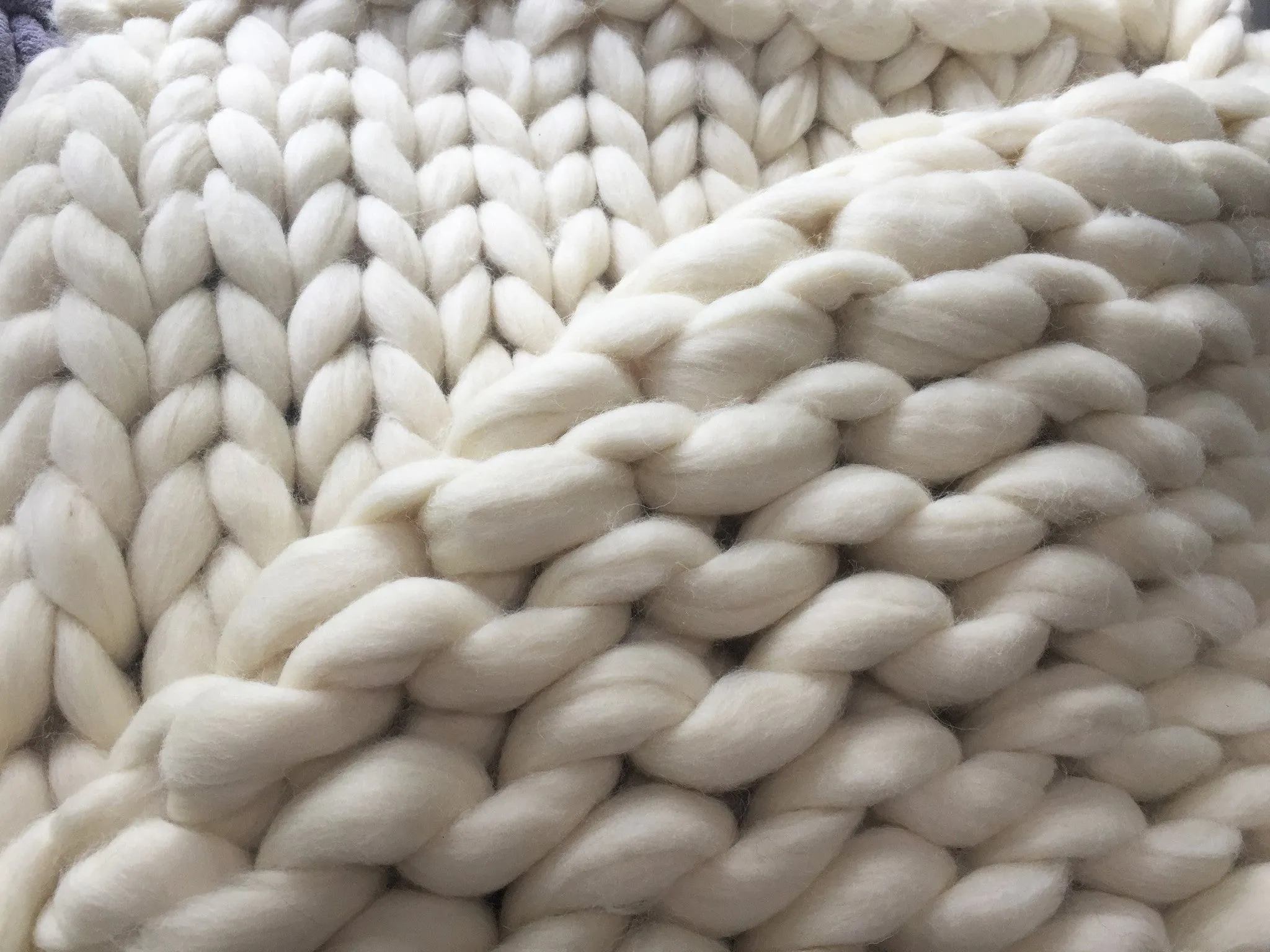 DIY Knitting Kit, Blanket 58x70 in