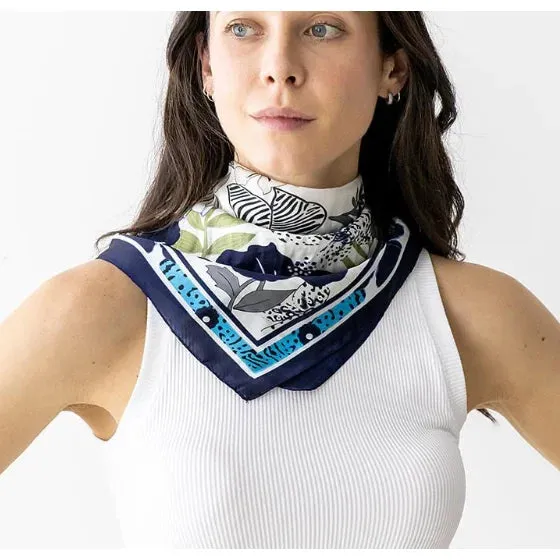Flower Print Scarf