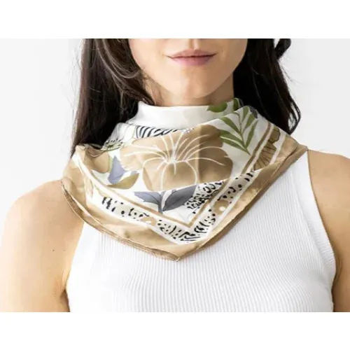 Flower Print Scarf
