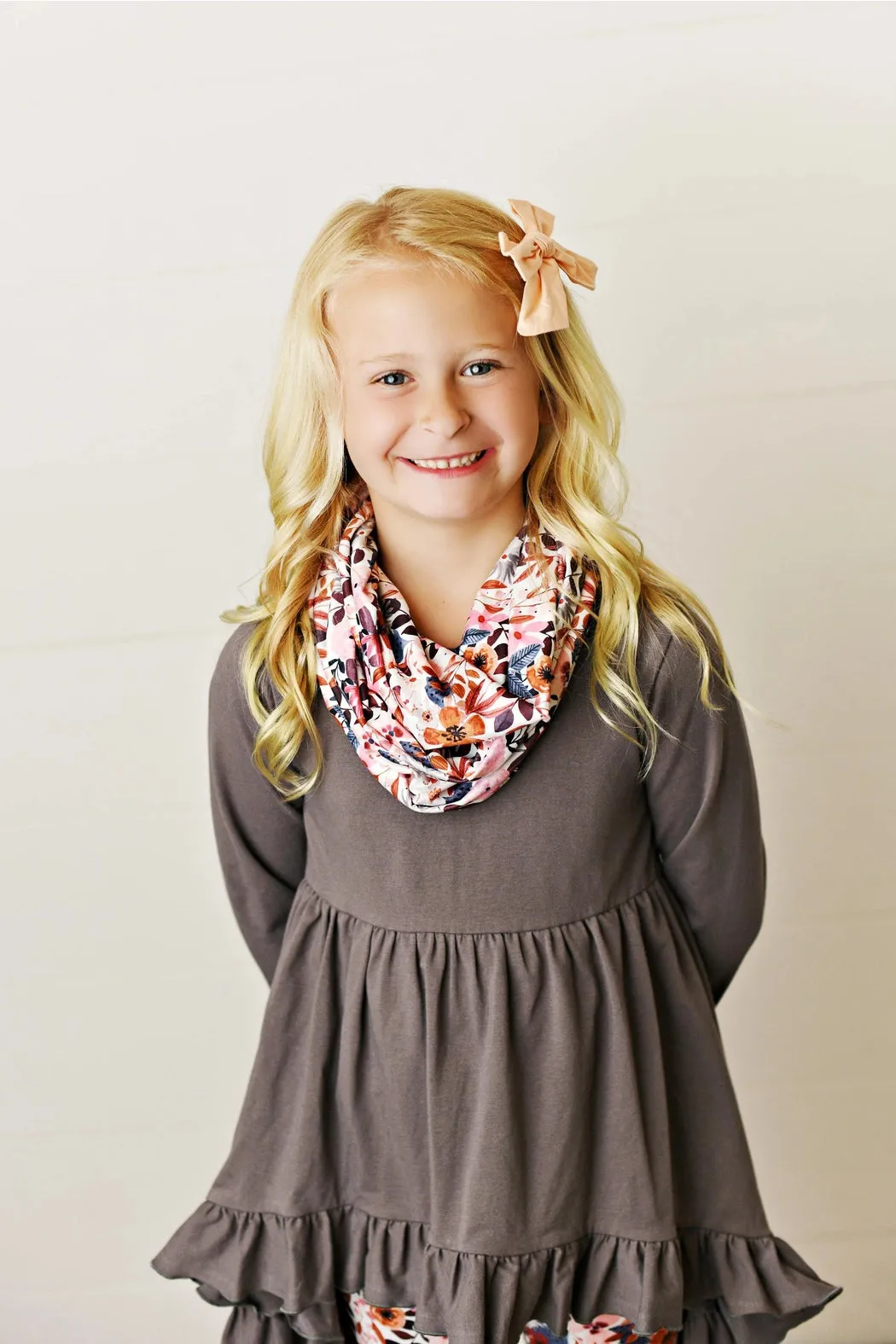 Hi-Lo Gray & Autumn Floral 3 Pc Set