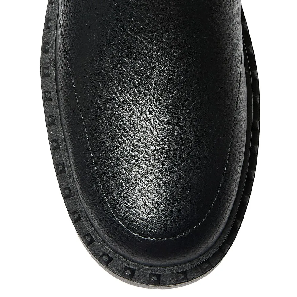 Kobe Boot in Black Smooth