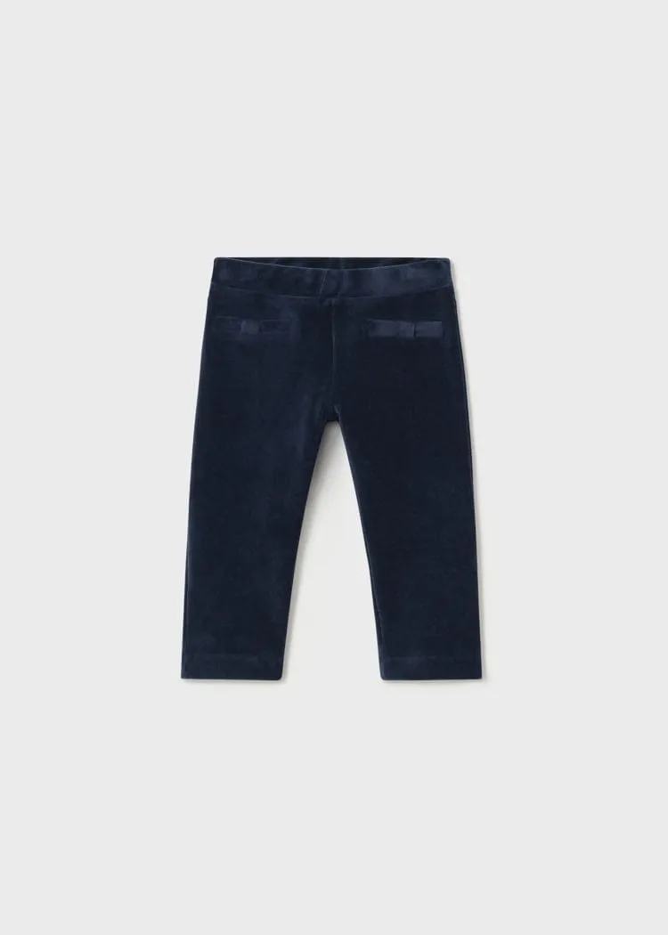 Mayoral Baby Basic Corduroy Pants in Night