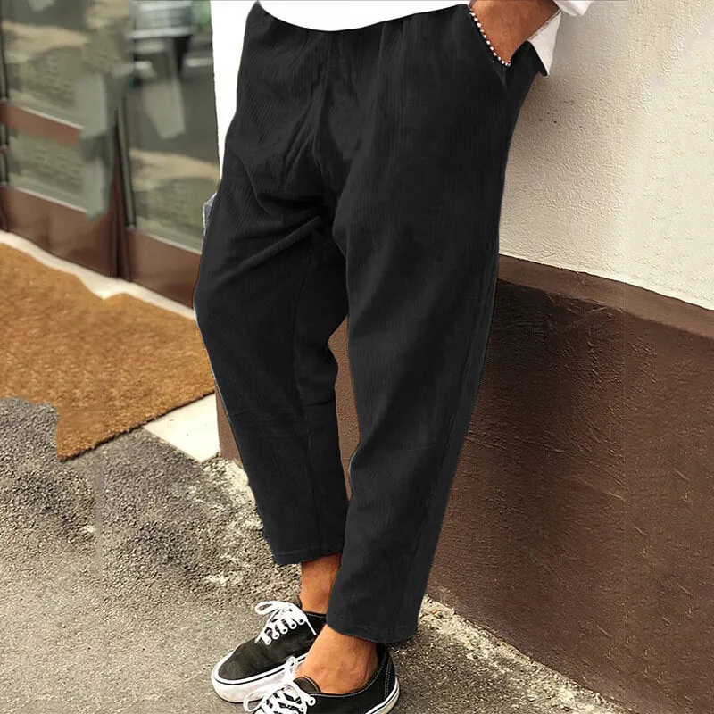 Nash - Casual Loose Corduroy Pants for Men