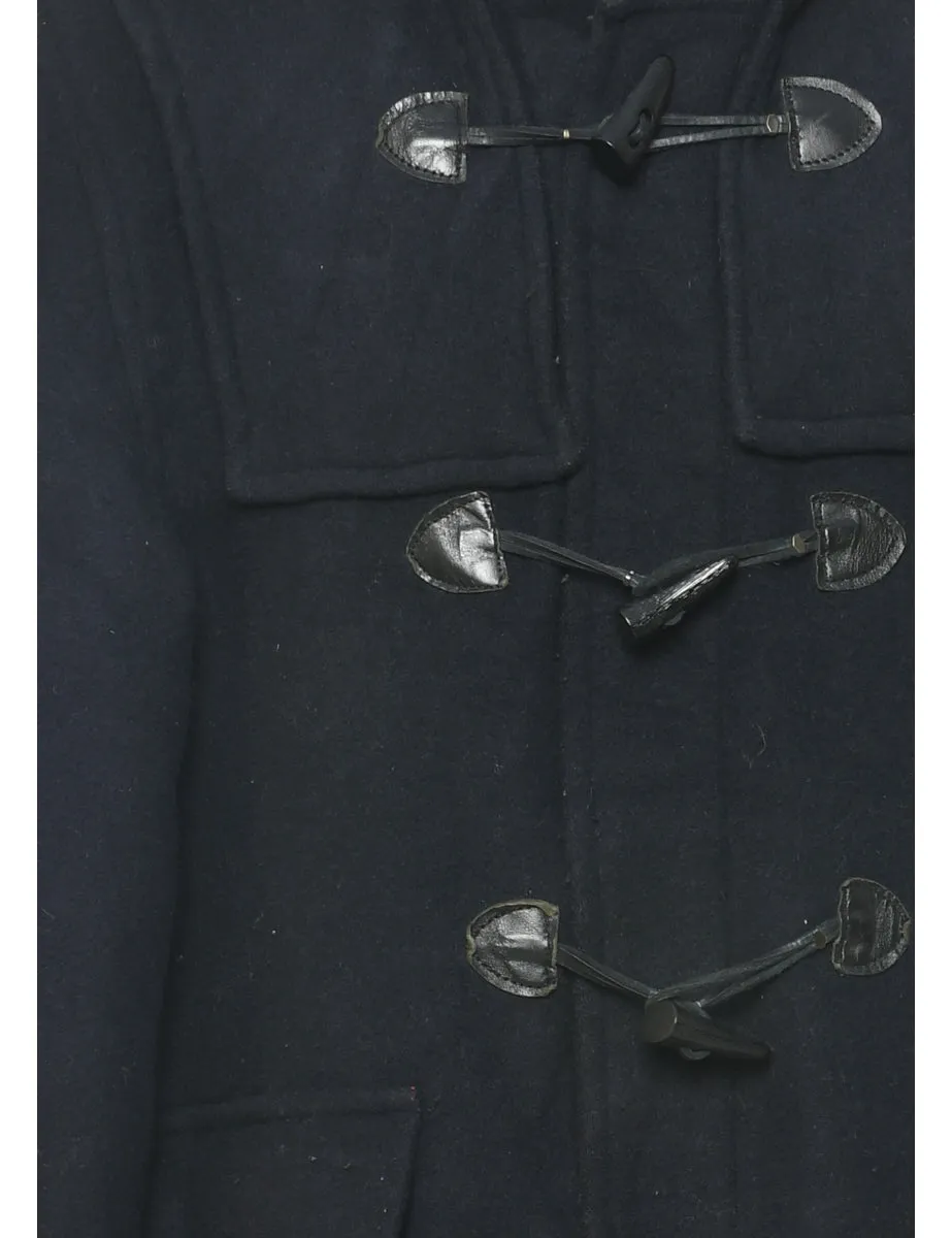 Navy Duffle Coat - M