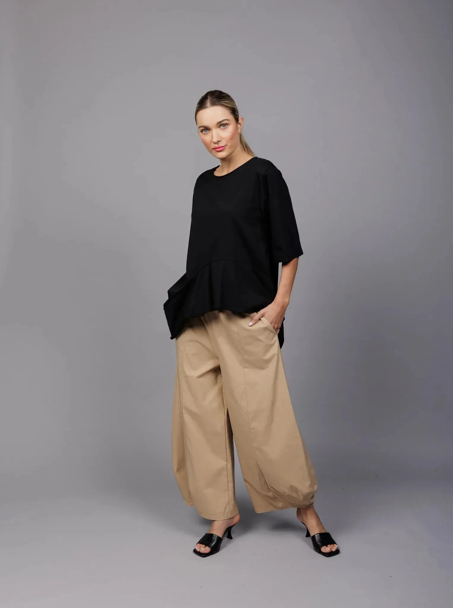 Paolo Tricot, SU6123 Lantern Pant Ivory