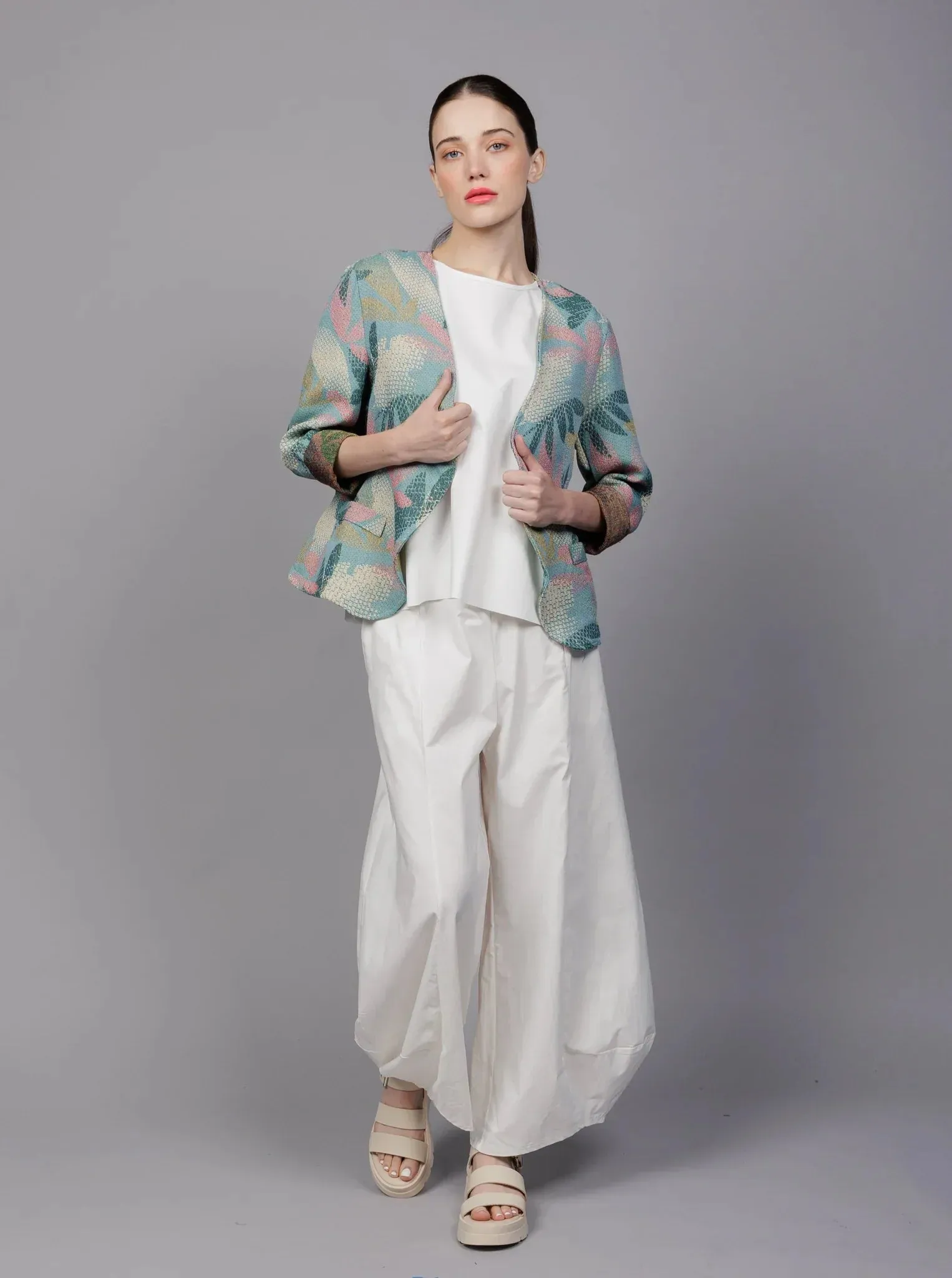 Paolo Tricot, SU6123 Lantern Pant Ivory