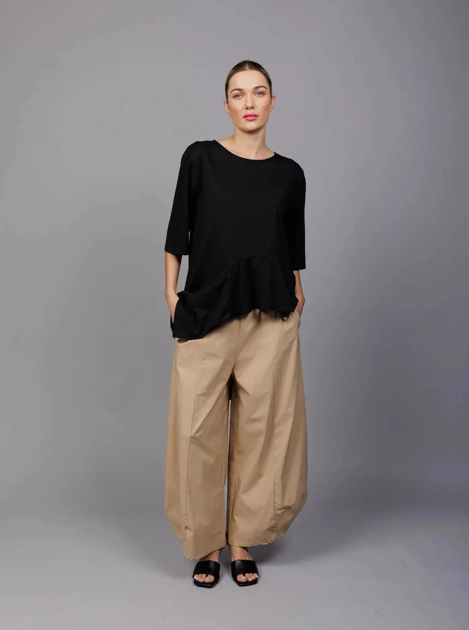 Paolo Tricot, SU6123 Lantern Pant Ivory