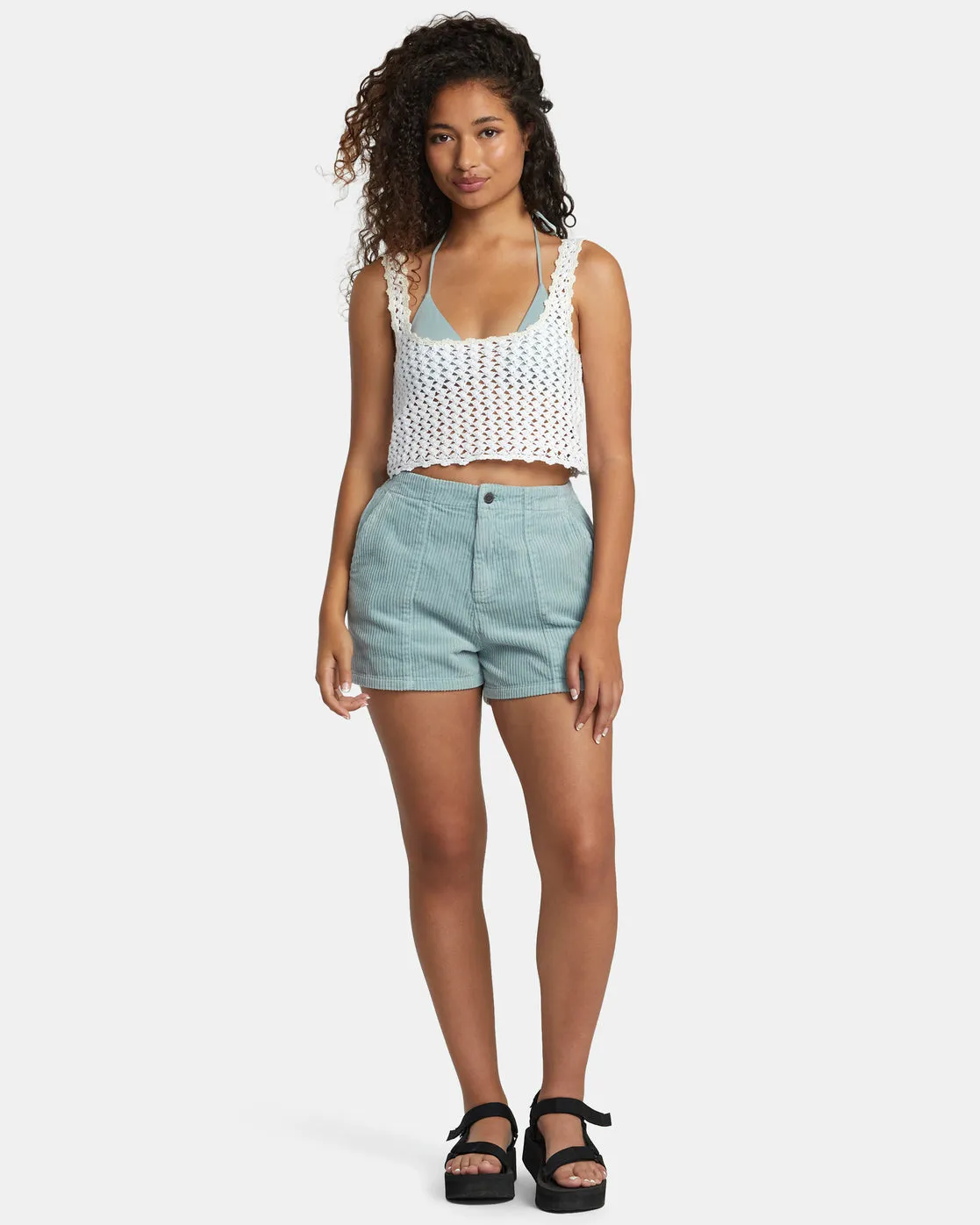 RVCA Daylight Corduroy Shorts - Shale