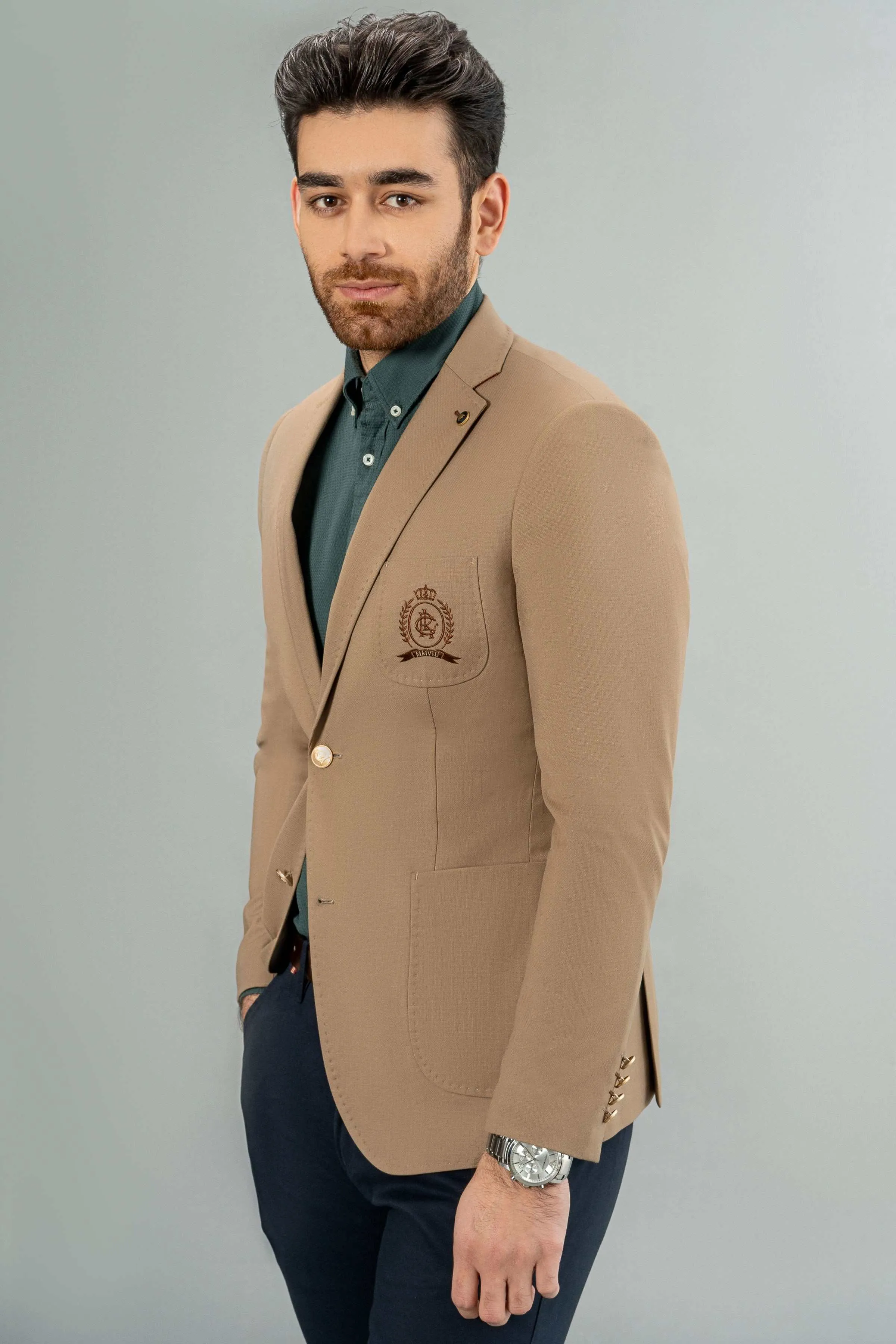 SIGNATURE CASUAL COAT KHAKI