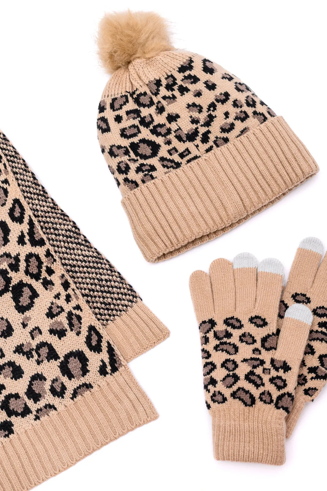 SP24- AVENUE SHOPS- Warm in Spots Animal Print Winter Set