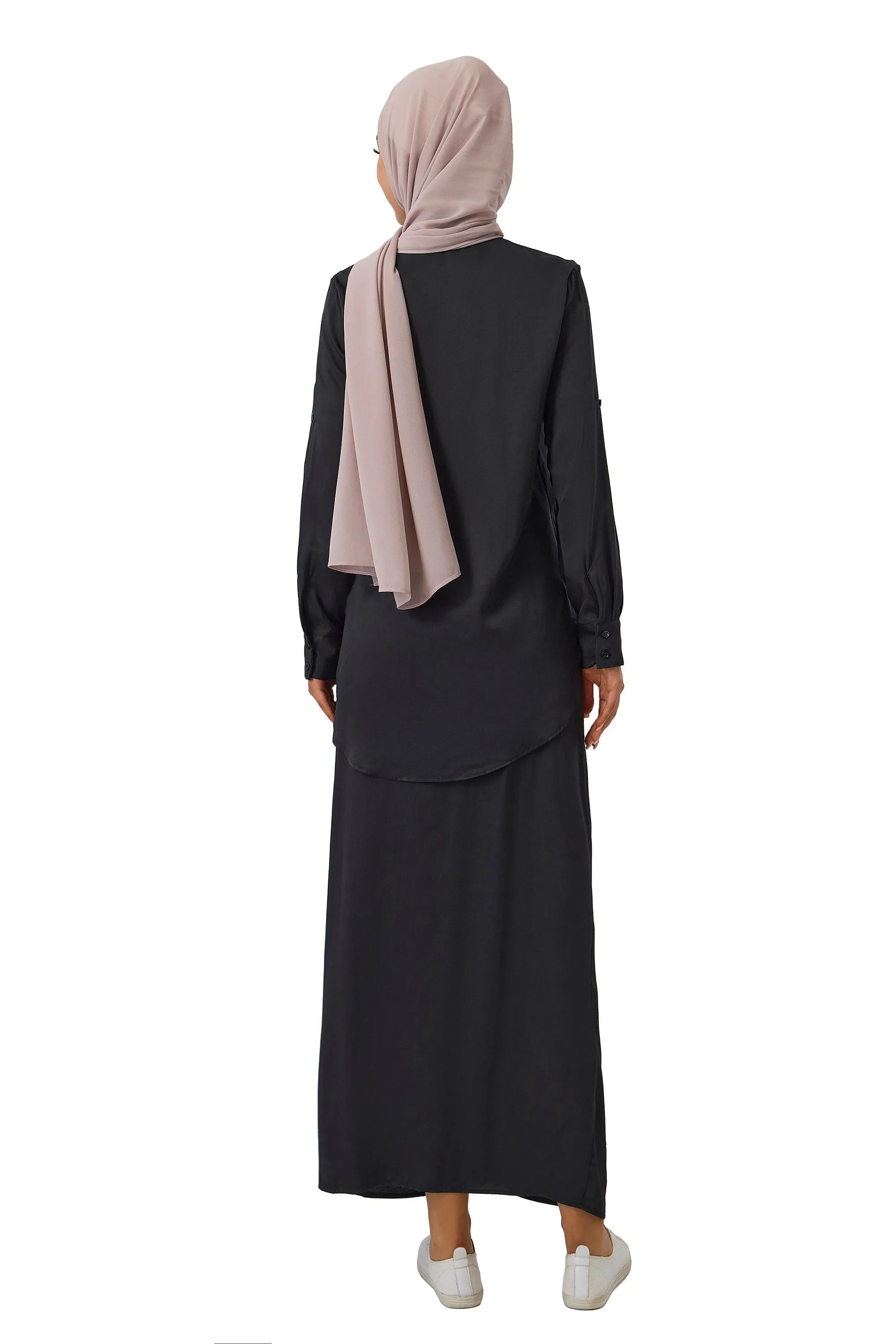 Taupe Chiffon Hijab