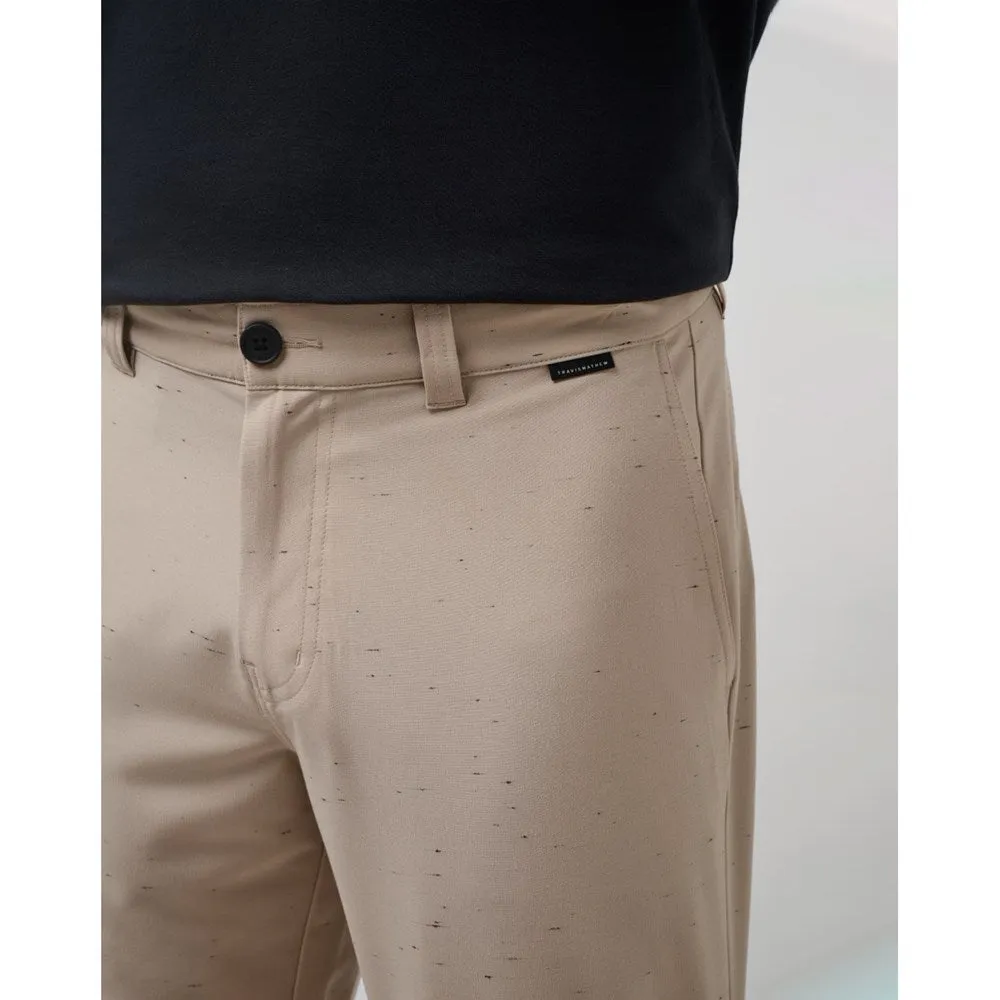 Travis Mathew Private Pier 9" Golf Shorts - Oxford Tan