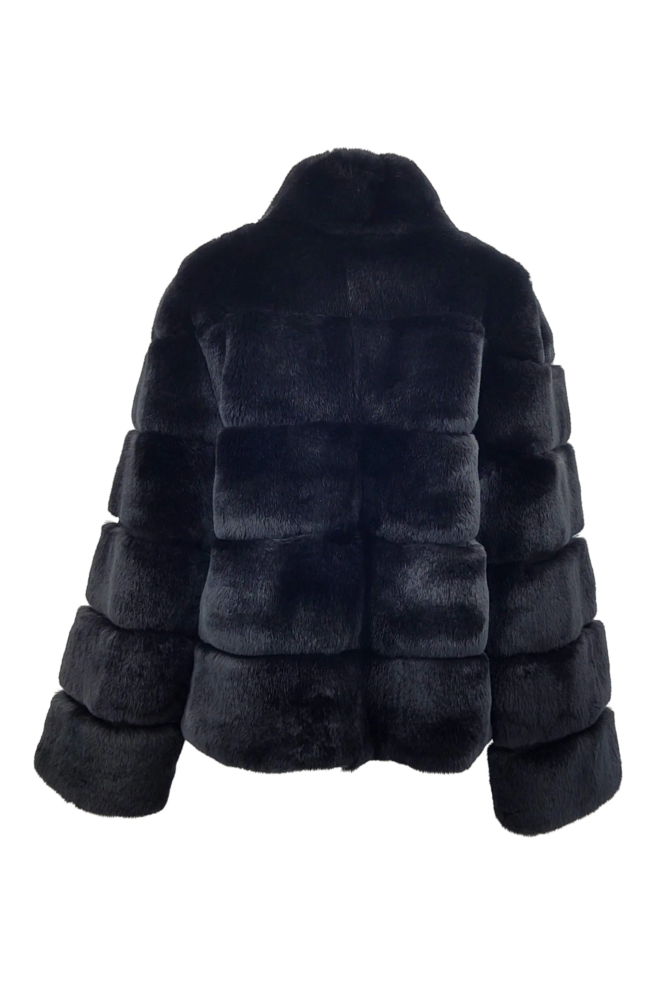 Vega, 60 cm. - Rex - Women - Black / Rex Kanin Pels - Levinsky - Kvinde