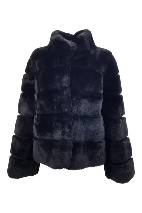 Vega, 60 cm. - Rex - Women - Black / Rex Kanin Pels - Levinsky - Kvinde