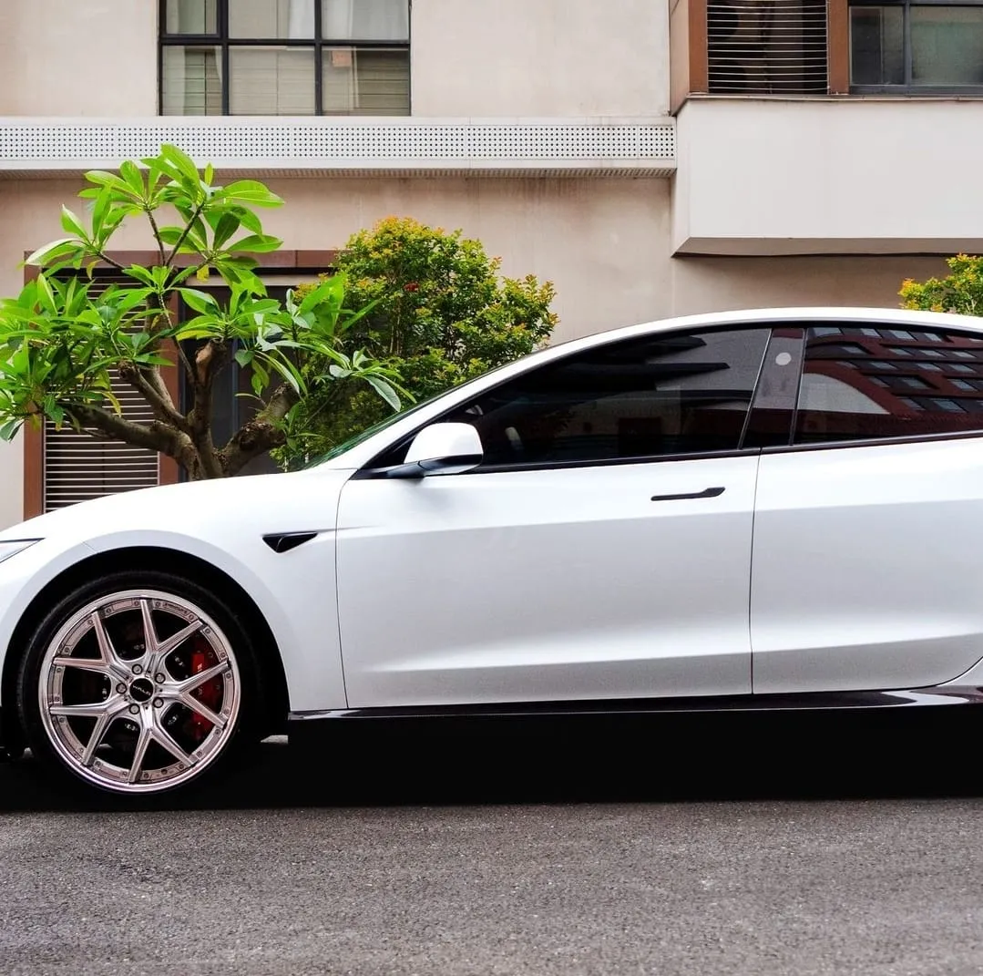 WALD Dry Carbon Fiber Side Skirts for Tesla Model 3 Highland 2023 