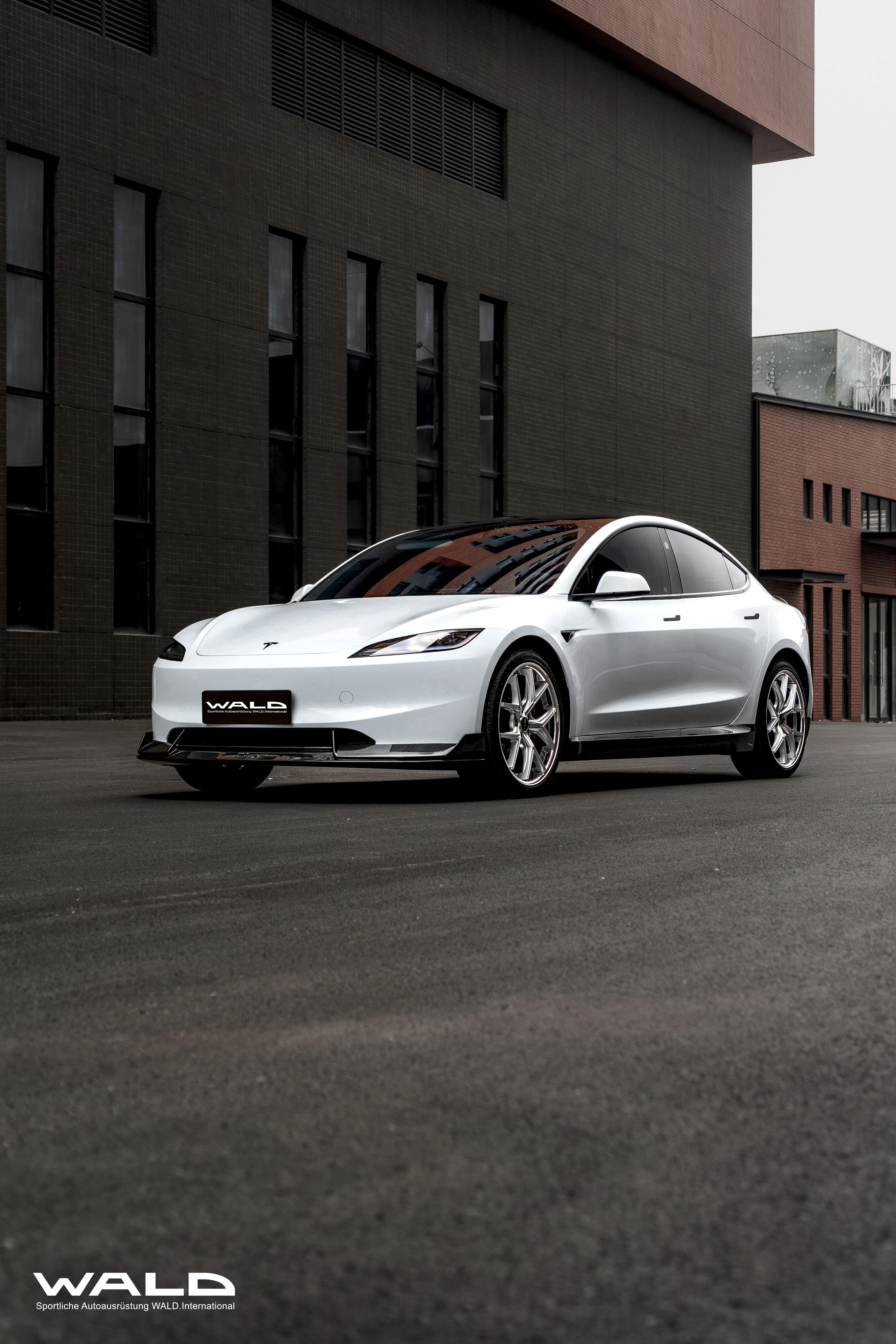 WALD Dry Carbon Fiber Side Skirts for Tesla Model 3 Highland 2023 