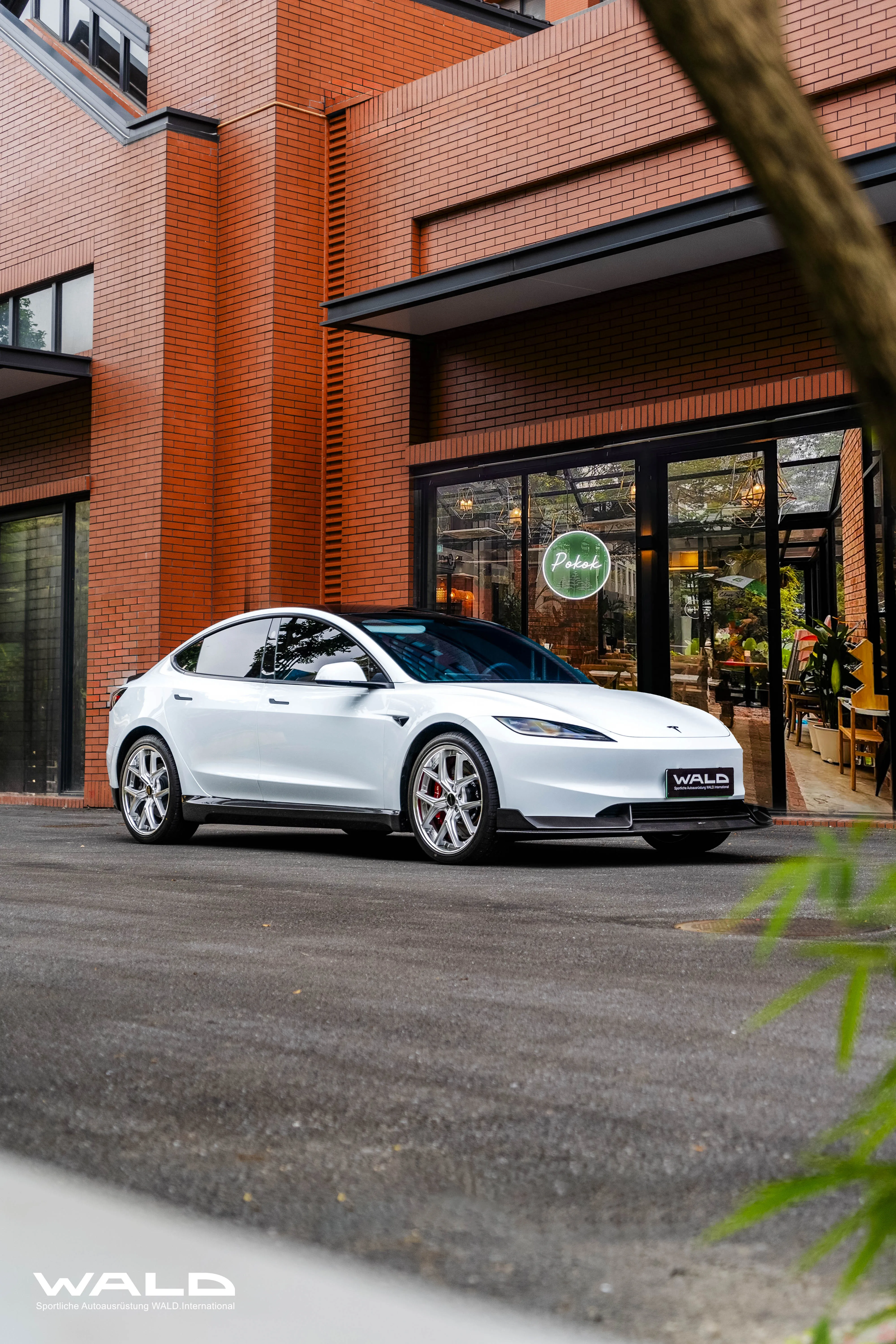 WALD Dry Carbon Fiber Side Skirts for Tesla Model 3 Highland 2023 